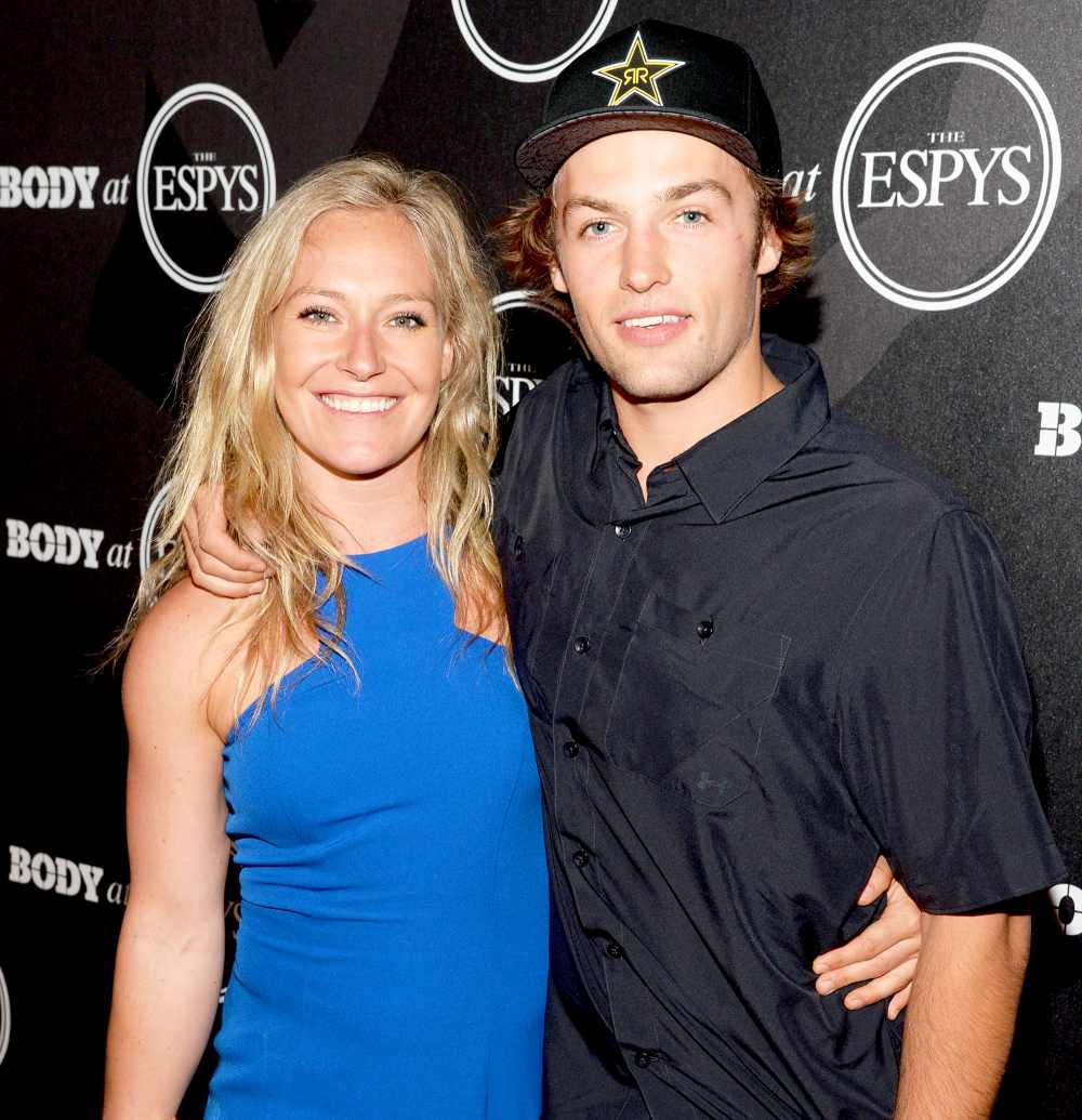 Jamie Anderson and Tyler Nicholson at the BODY at ESPYS 2016 Event at Avalon in Hollywood, California.