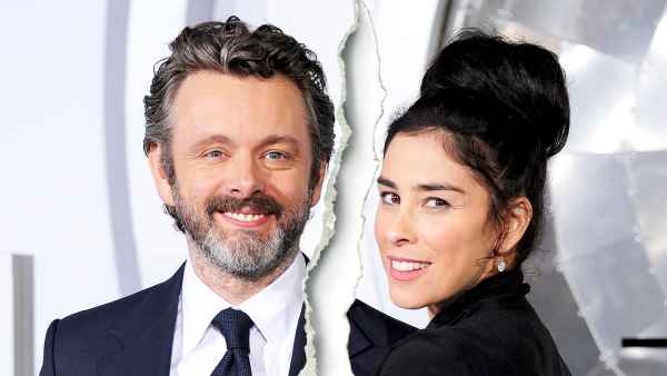 Michael Sheen and Sarah Silverman arrive at the 2016 premiere of "Passengers" at Regency Village Theatre in Westwood, California.