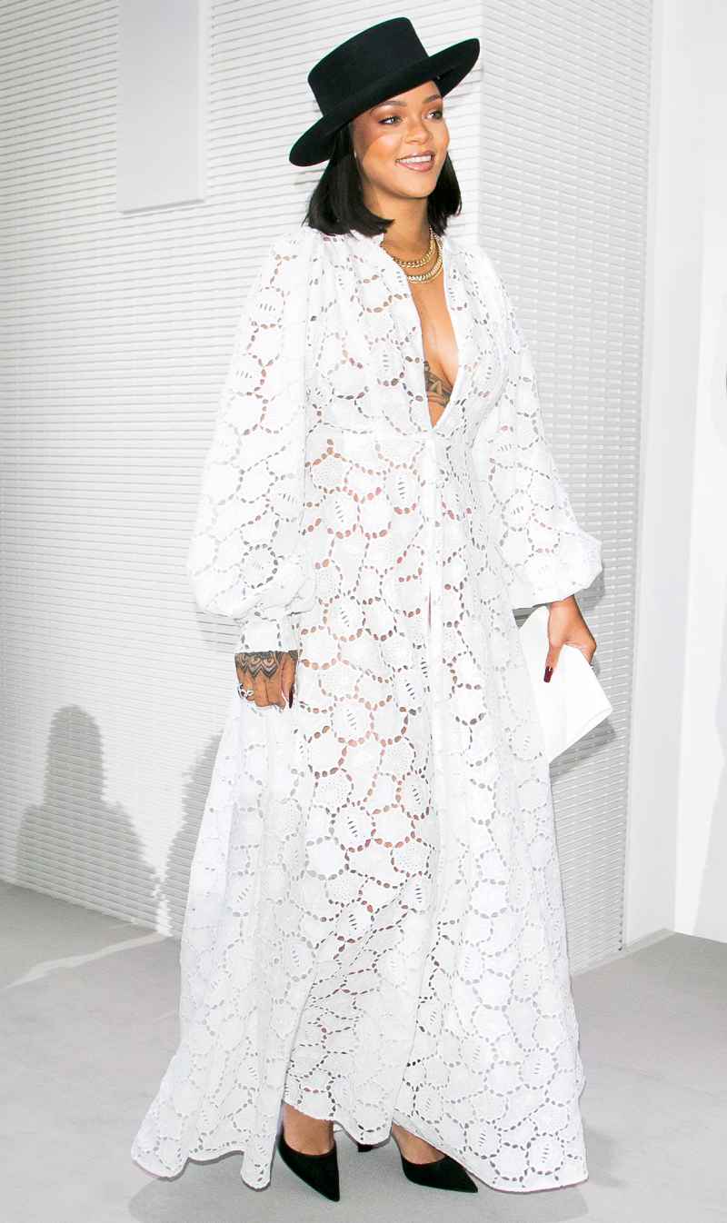 Rihanna attends the 'Young Fashion Designer': LVMH Prize 2017 edition at Fondation Louis Vuitton on June 16, 2017 in Paris, France.