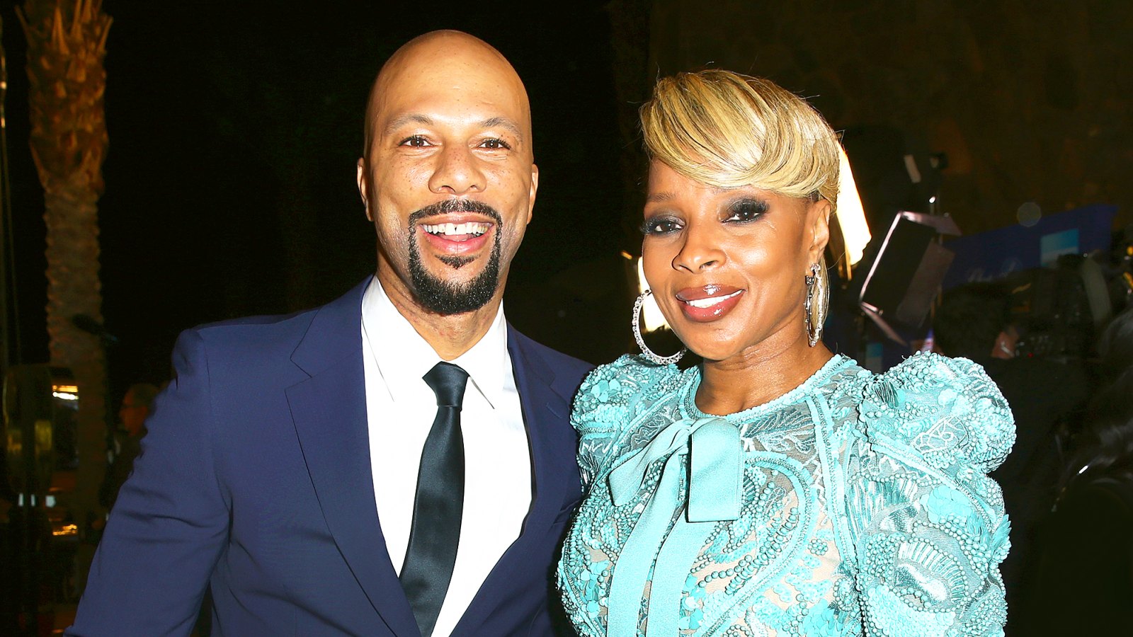 Common and Mary J. Blige attend the 29th Annual Palm Springs International Film Festival Awards Gala at Convention Center in Palm Springs, California.