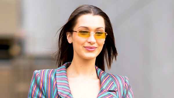 Bella Hadid seen in SoHo on February 12, 2018 in New York City.