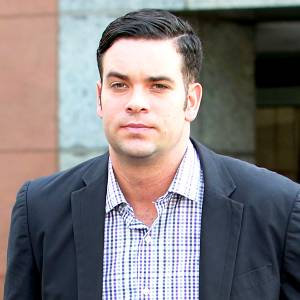 Mark Salling arrives for a court appearance at the Los Angeles courthouse on June 27, 2016 in Los Angeles, California.