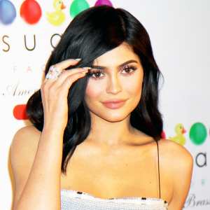 Kylie Jenner arrives at Sugar Factory American Brasserie at the 2017 Fashion Show mall in Las Vegas, Nevada.