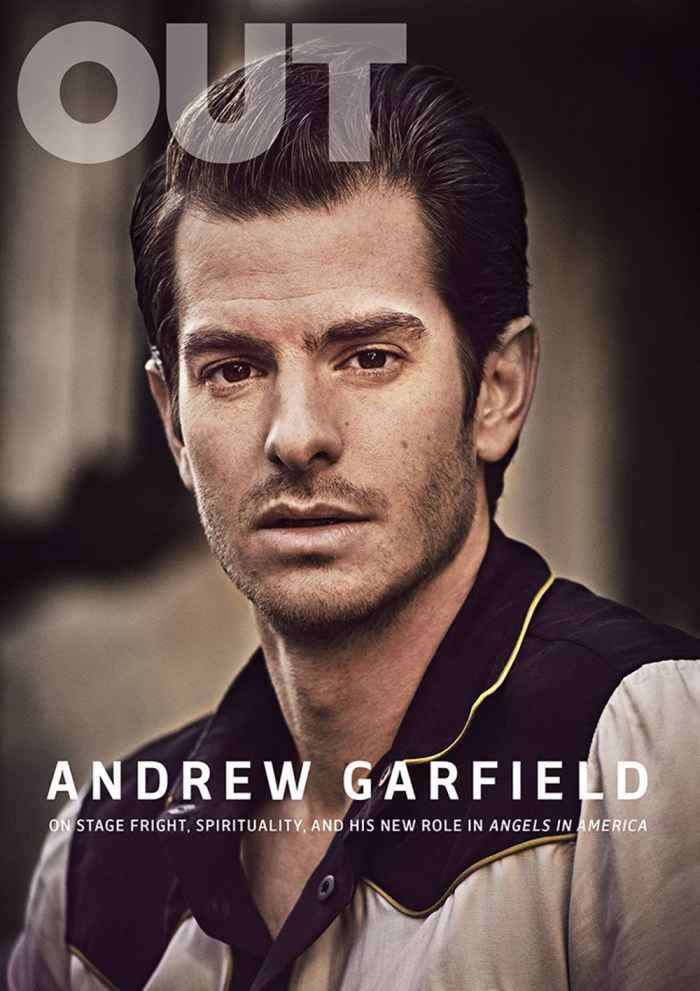 Andrew Garfield covers 'Out' magazine.