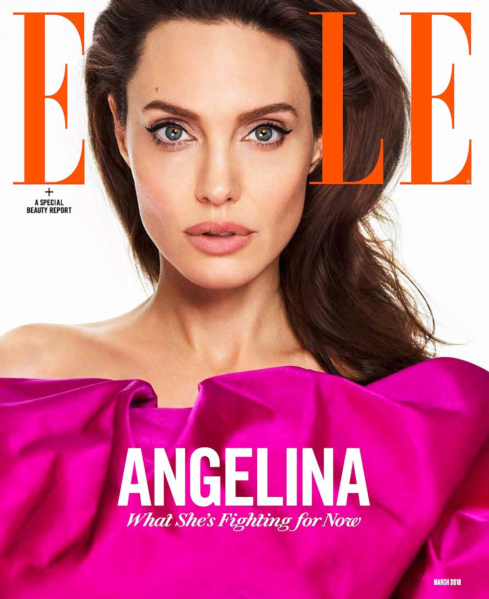 Angelina Jolie Elle cover