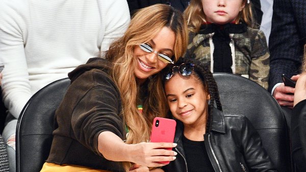 Beyonce Blue Ivy selfie NBA All-Star Game