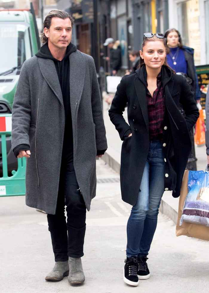 Gavin Rossdale and Sophia Thomalla step out in London, England on November 25, 2017.