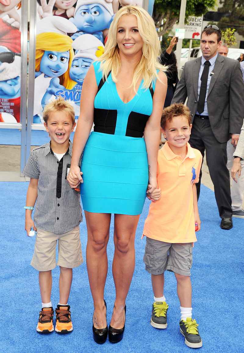 Young Hollywood Moms Britney Spears Sean Jayden James