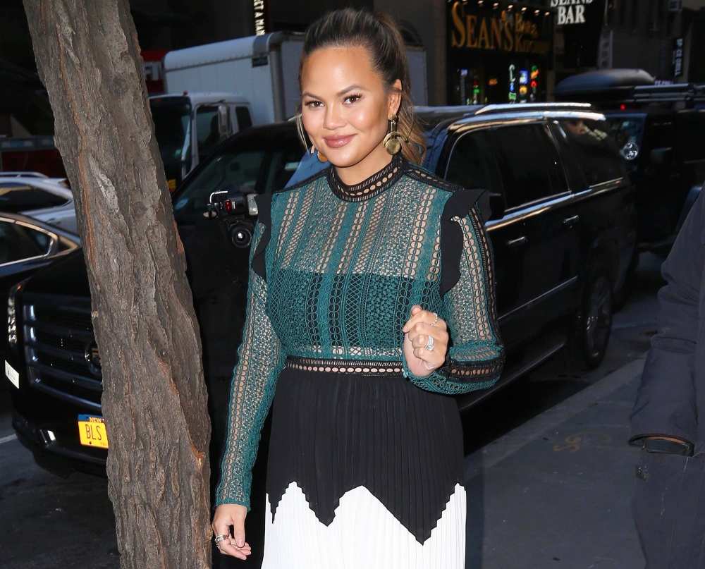 Chrissy Teigen, Pregnant, Sucking the Life From Me