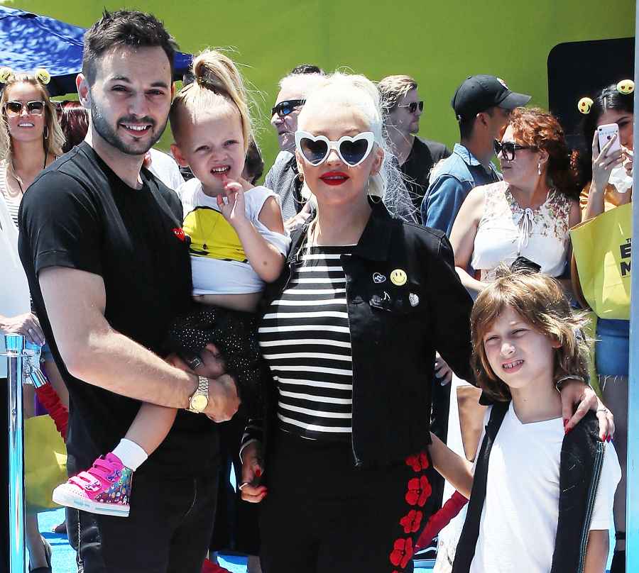 Young Hollywood Moms Matthew Rutler Christina Aguilera Summer Rain Max