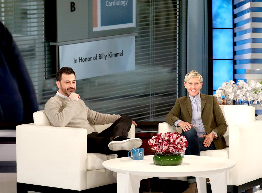 Jimmy Kimmel and Ellen DeGeneres