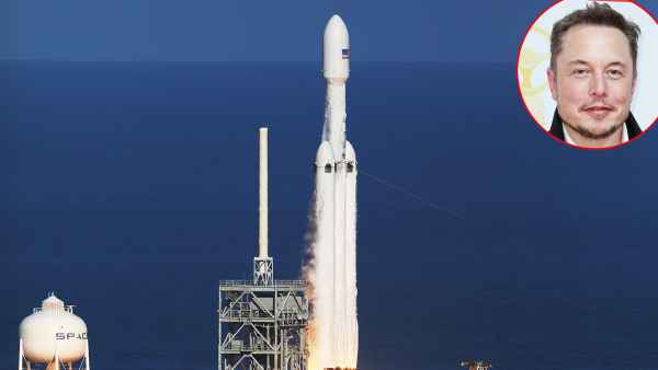 SpaceX Falcon Heavy rocket Elon Musk Tesla