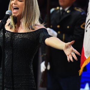 Fergie at NBA All-Star Game