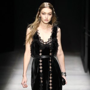 Gigi Hadid Bottega Veneta Fall/Winter 2018 Collection New York Fashion Week