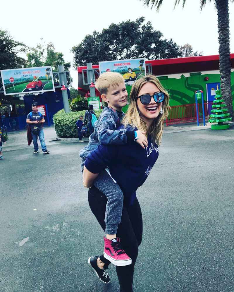 Young Hollywood Moms Hilary Duff Luca