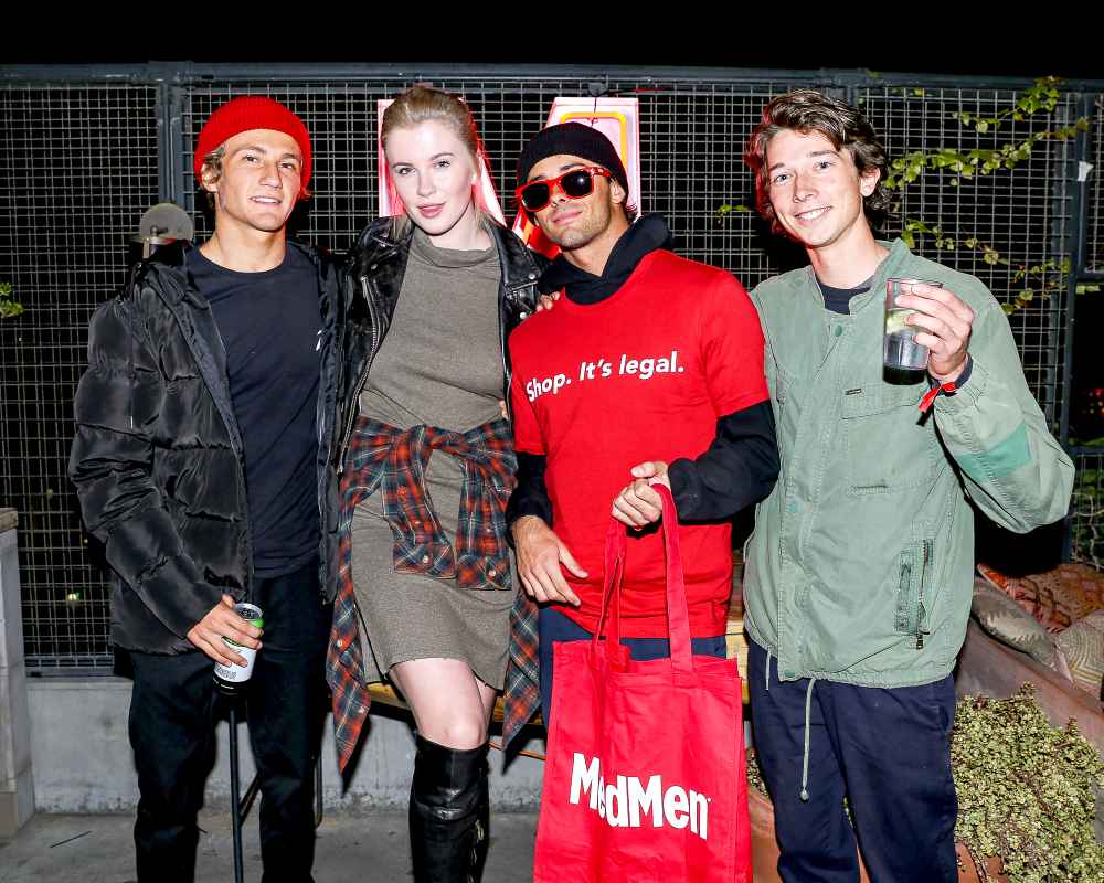 Ireland Baldwin hung out with friends at MedMen’s event at The Ace Hotel in downtown L.A.