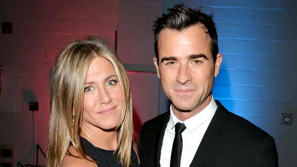 Jennifer Aniston and Justin Theroux attend the "Cake" premiere during the 2014 Toronto International Film Festival at The Elgin on September 8, 2014 in Toronto, Canada.