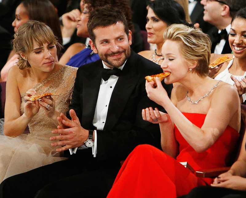 Fast Food Jennifer Lawrence pizza