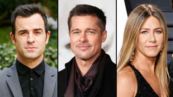 Justin Theroux Brad Pitt Jennifer Aniston Post Its
