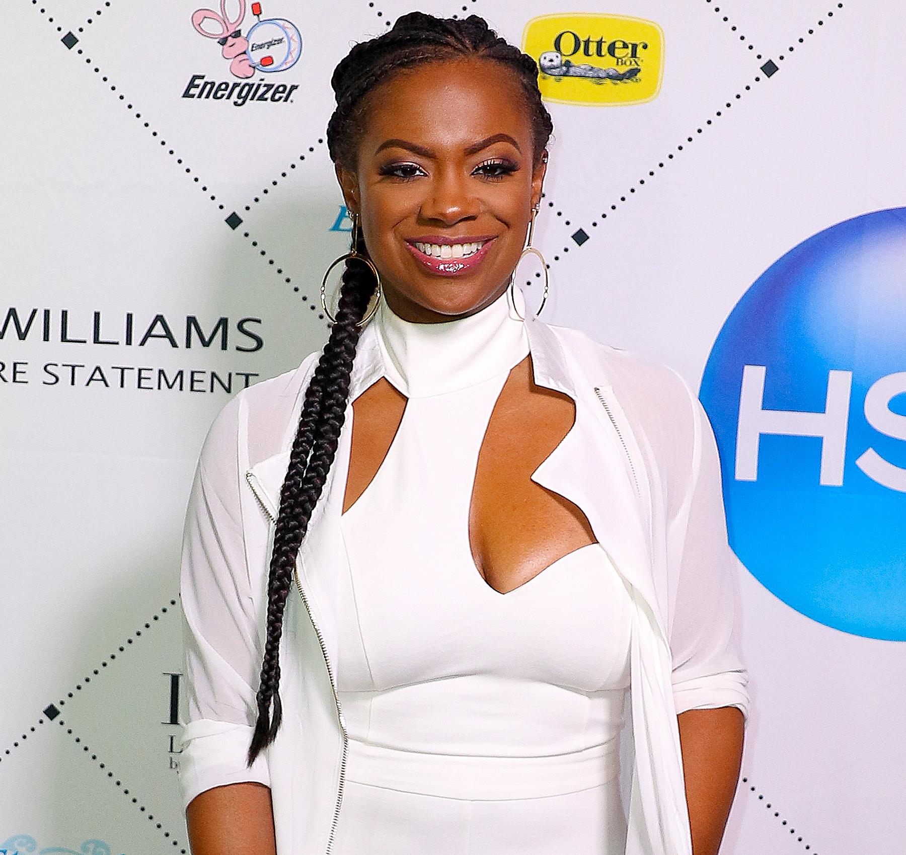 Kandi Burruss Red Curly Hair