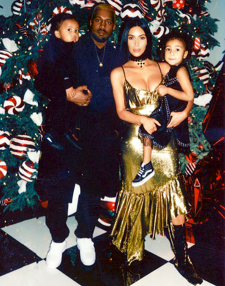 Kanye West Kim Kardashian North Saint Family Gallery