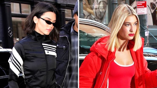 Hailey Baldwin and Kendall Jenner