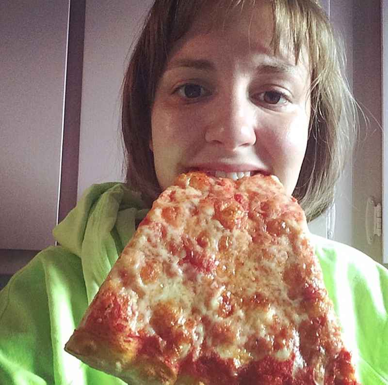 Fast Food Lena Dunham pizza