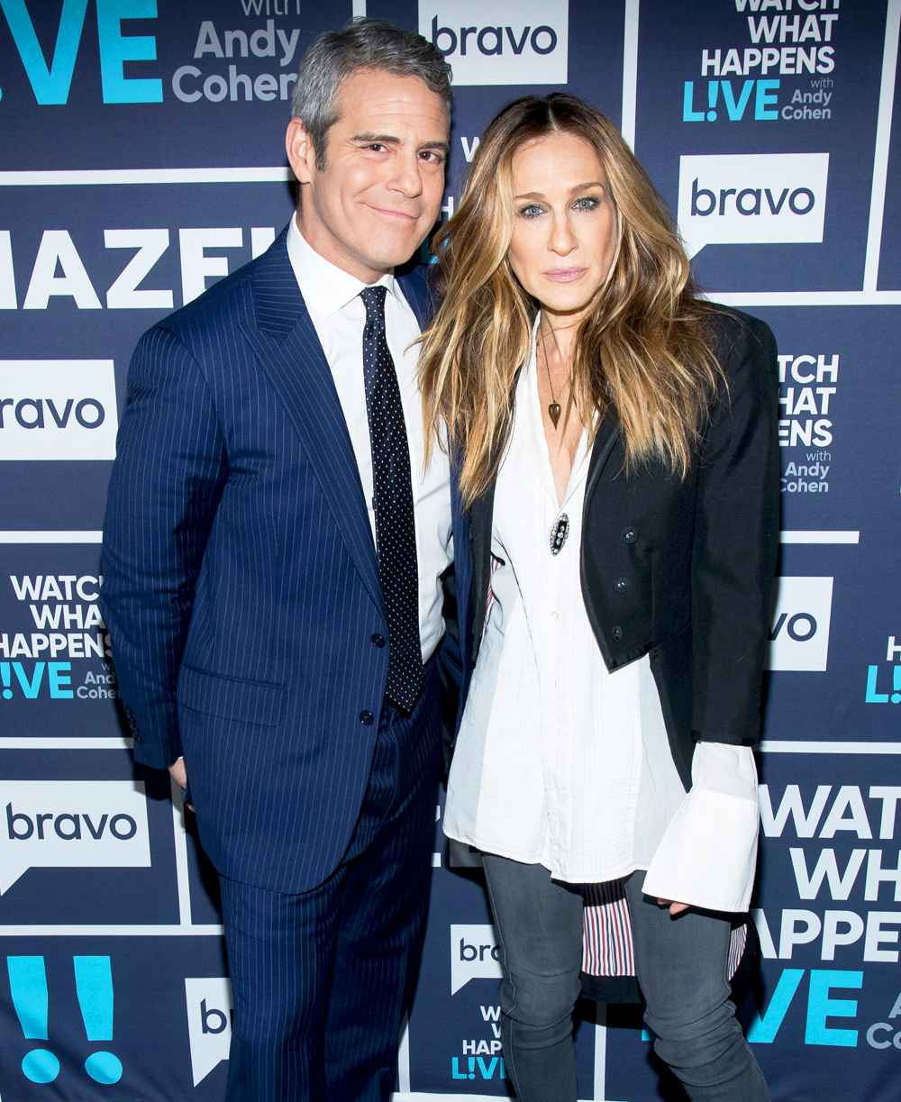 Andy Cohen and Sarah Jessica Parker on ‘Watch What Happens Live‘