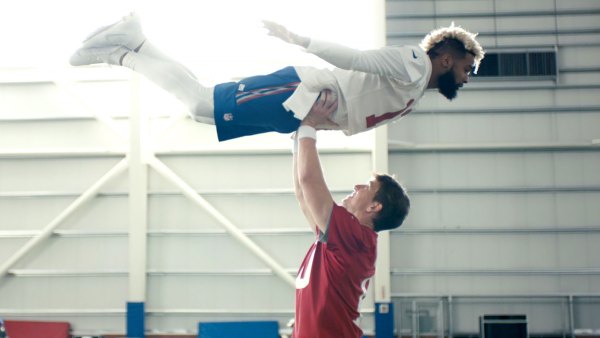 Eli Manning and Odell Beckham Jr.