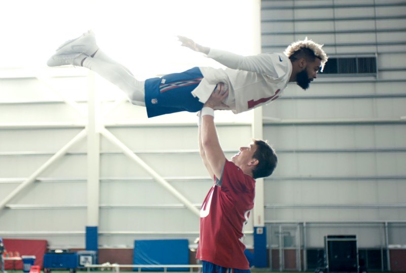 Eli Manning and Odell Beckham Jr.