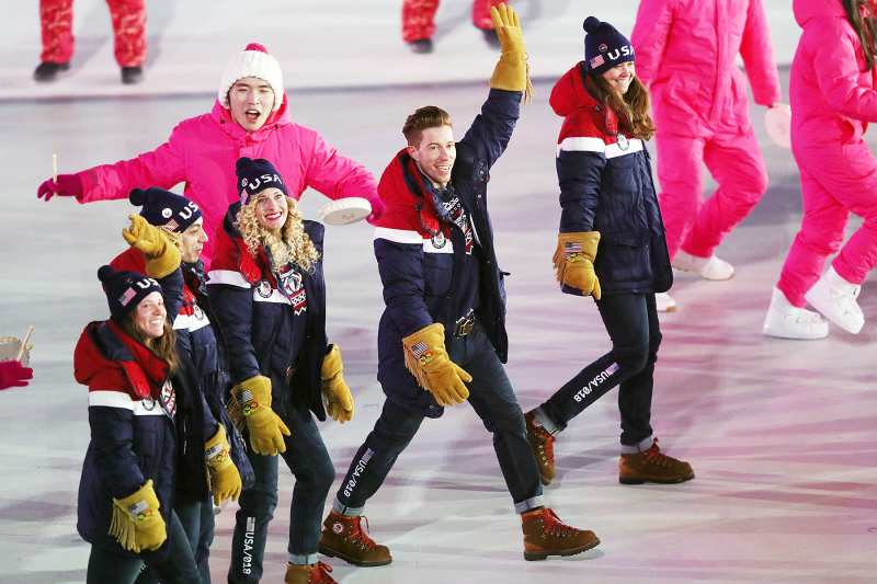 Opening Ceremony PyeongChang 2018 Winter Olympic Games Shaun White