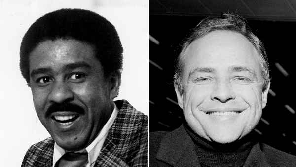 Richard Pryor and Marlon Brando