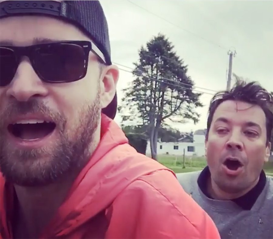 Jimmy Fallon Justin Timberlake bro biking