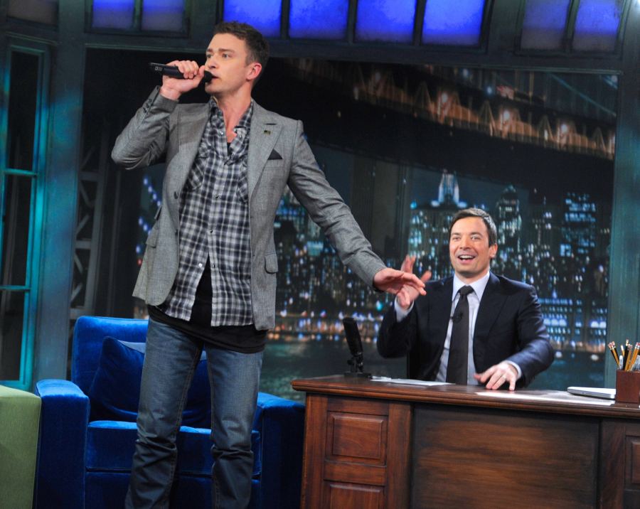 Justin Timberlake JImmy Fallon first late night fallon