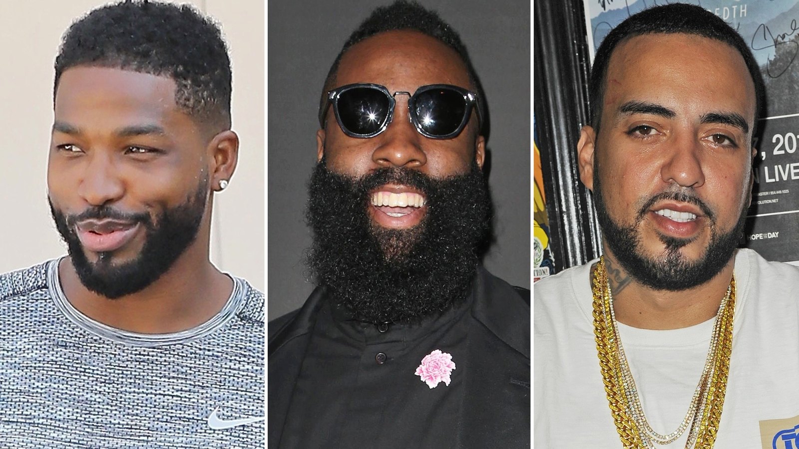 Tristan Thompson, James Harden, French Montana, Travis Scott, Khloe Kardashian