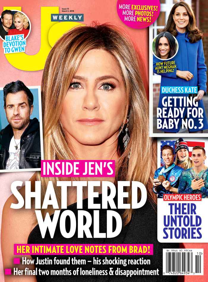 Us Weekly cover Jennifer Aniston Justin Theroux