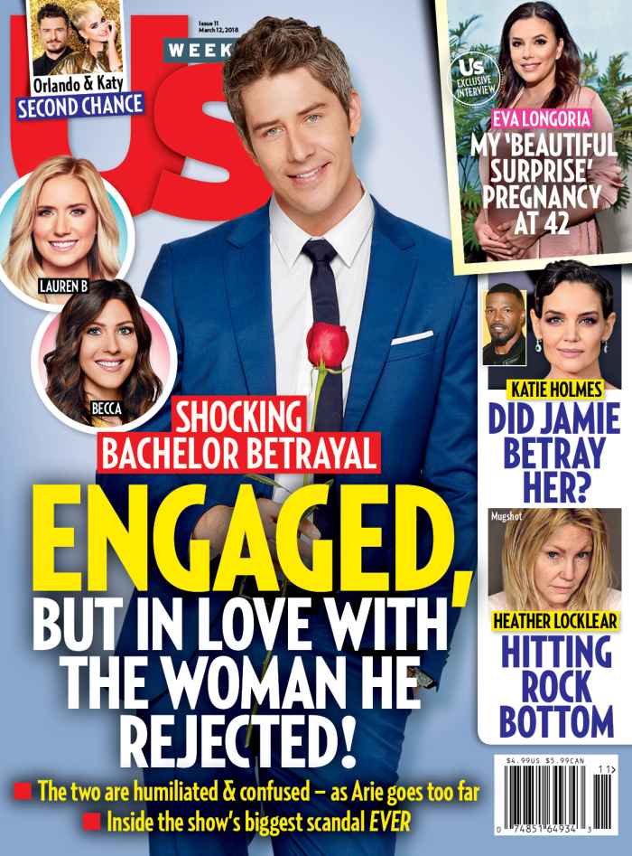 Us Weekly cover Arie The Bachelor