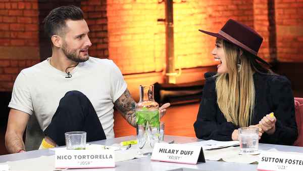 Nico Tortorella Hilary Duff Sutton Foster Younger Cast Reunite For First Table Read