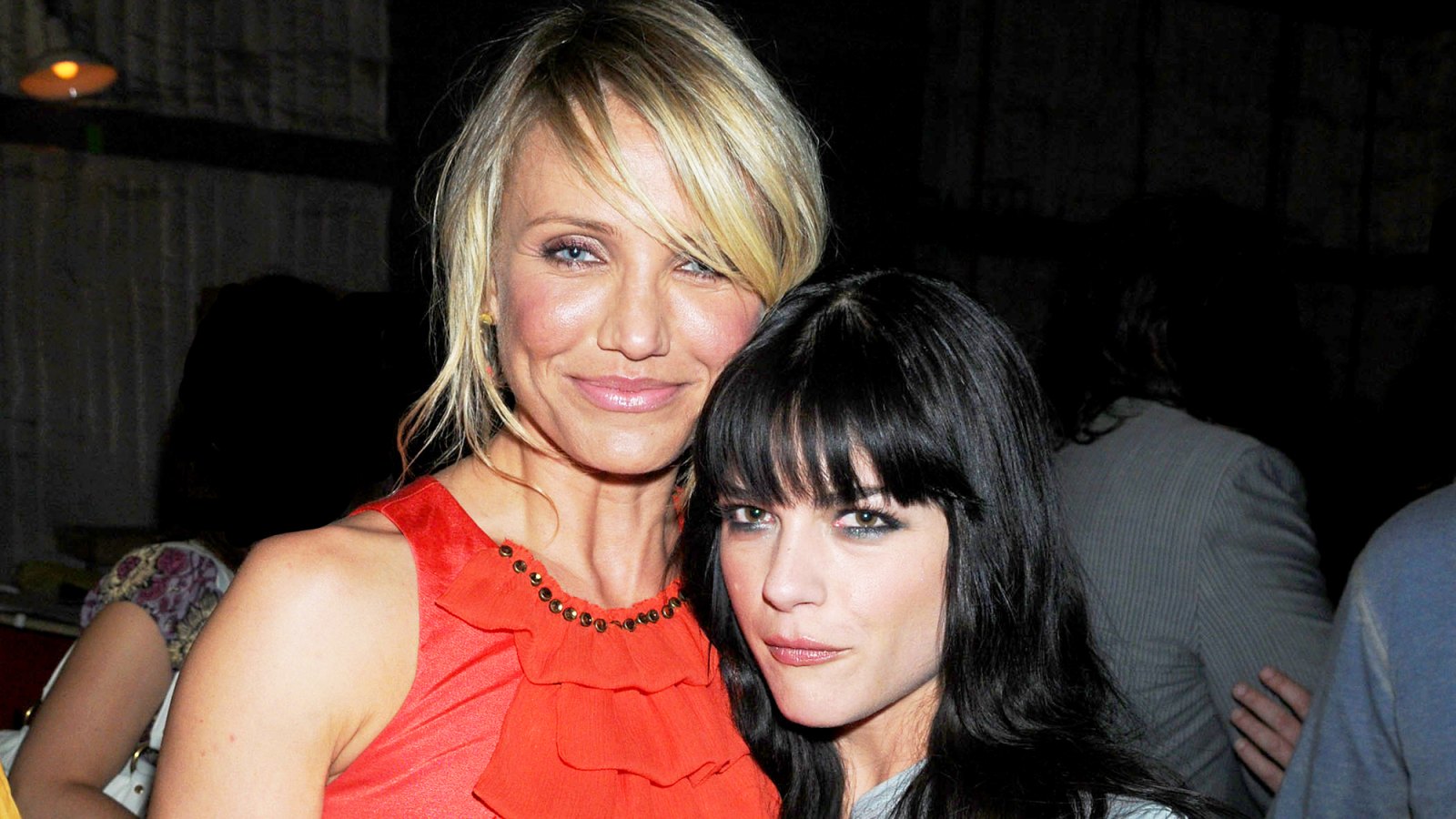 Cameron Diaz and Selma Blair attend Spike TV's 2nd Annual Guys Choice 2008 Awards at Sony Studios in Culver City, California.