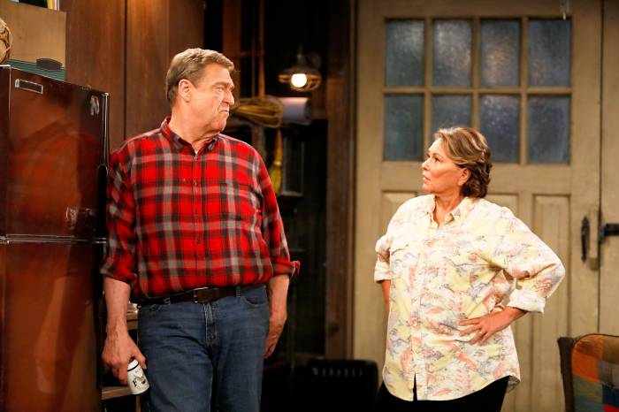 John Goodman and Roseanne Barr in ‘Roseanne’ reboot