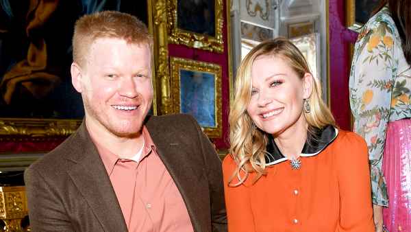 Kirsten Dunst and Jesse Plemons attend the Gucci Cruise 2018 fashion show at Palazzo Pitti in Florence, Italy.