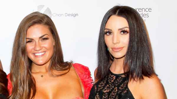 Brittany Cartwright and Scheana Marie attend Kyle Chan's 3rd annual #LOVECAMPAIGN 2017 Party at SUR Lounge in Los Angeles, California.