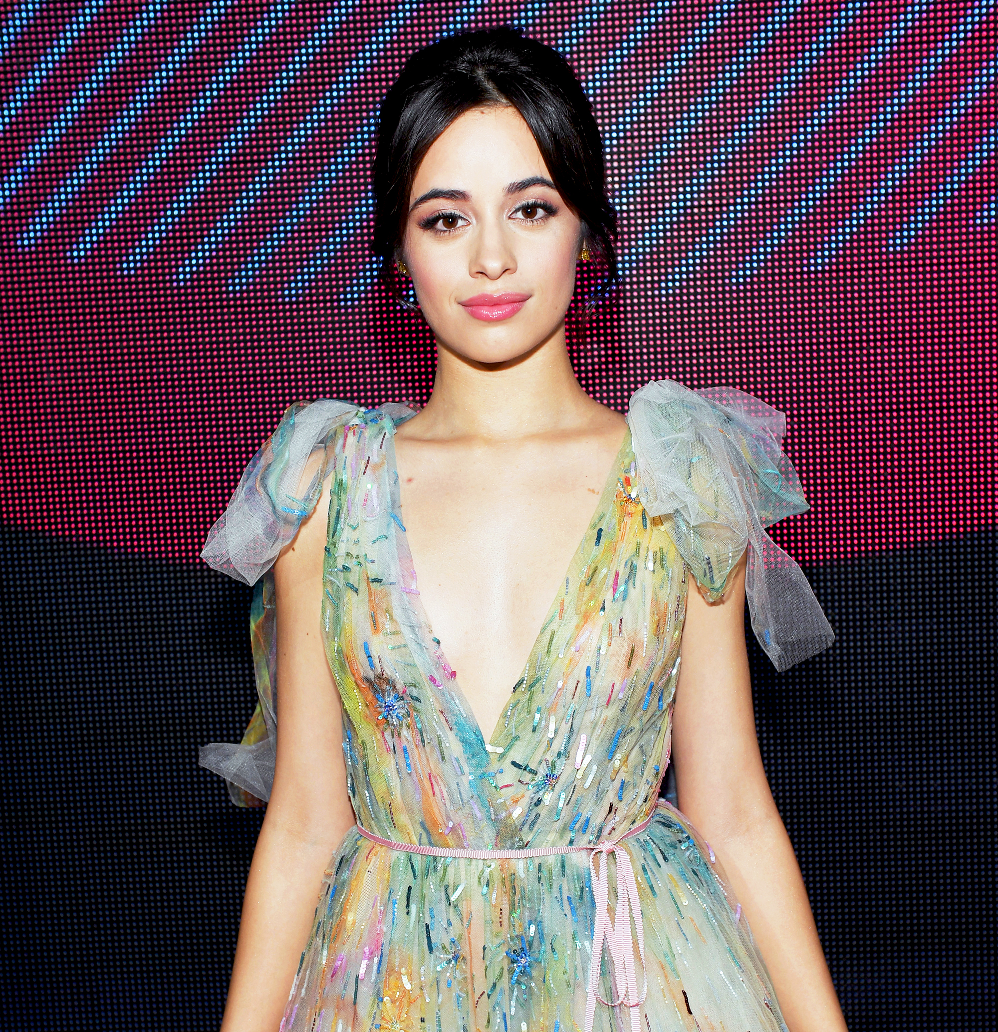 Camila Cabello attends The 18th Annual Latin Grammy Awards at MGM Grand Garden Arena in Las Vegas, Nevada.