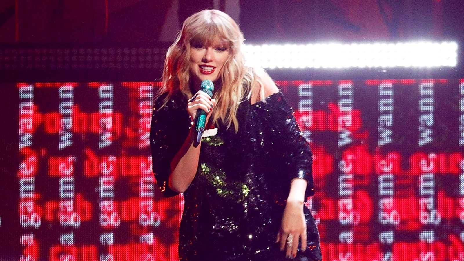 Taylor Swift performs during the 2017 Z100 Jingle Ball at Madison Square Garden in New York City.