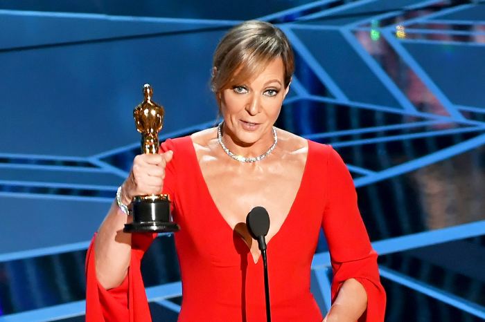 Allison Janney accepts Best Supporting Actress for 'I, Tonya' onstage during the 90th Annual Academy Awards at the Dolby Theatre at Hollywood & Highland Center on March 4, 2018 in Hollywood, California.
