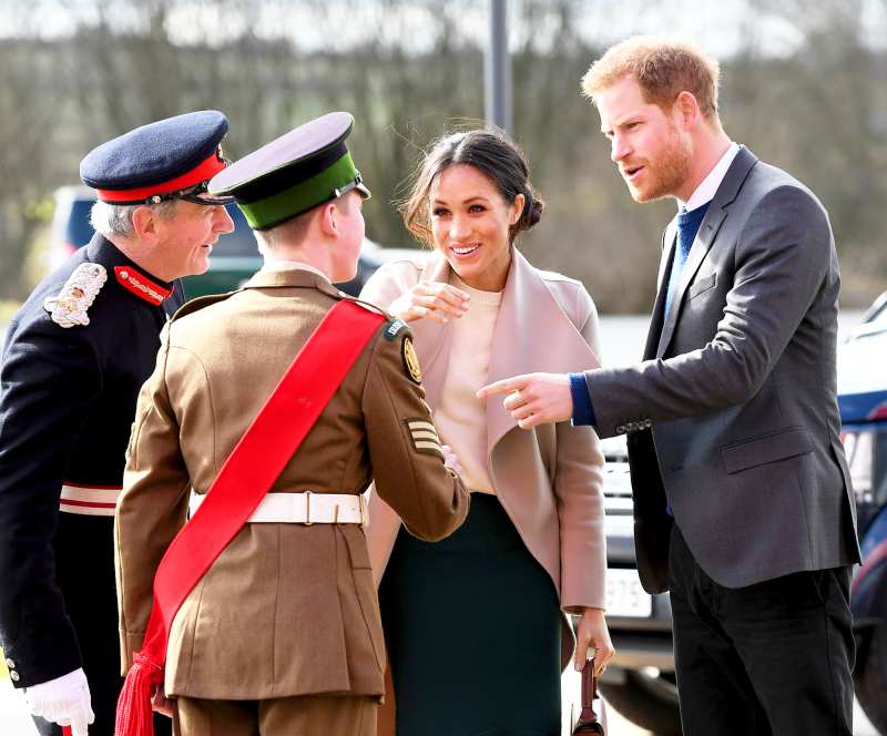 Prince Harry and Meghan Markle attend an event to mark the second year of youth-led peace-building initiative Amazing the Space at the Eikon Exhibition Centre on March 23, 2018 in Lisburn, Northern Ireland.