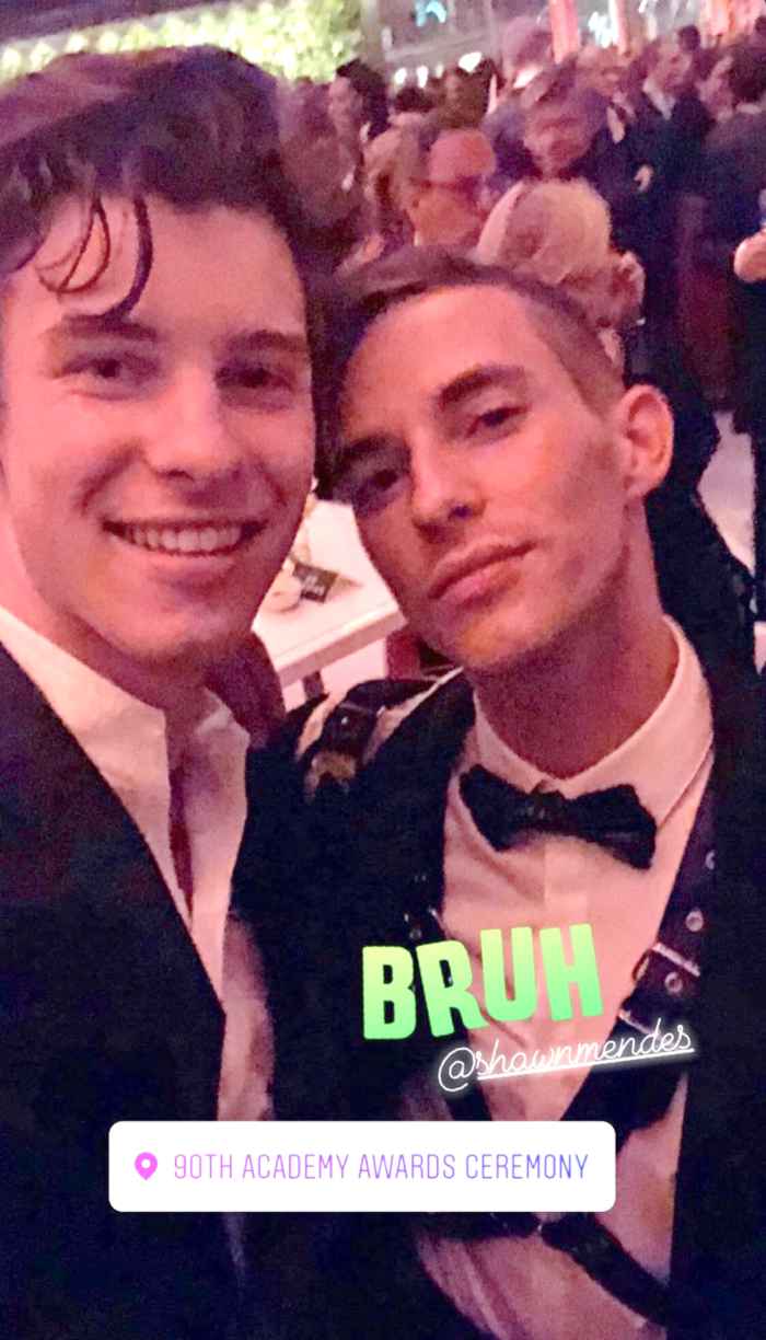 Shawn Mendes and Adam Rippon