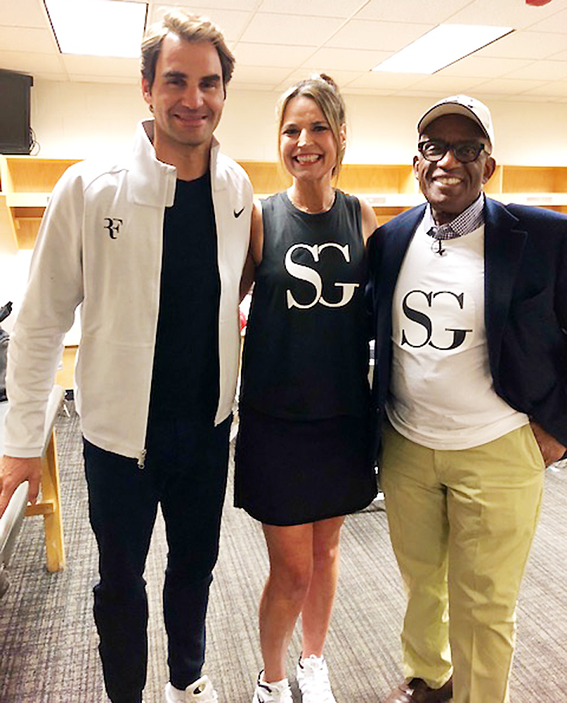 Roger Federer Savannah Guthrie Al Roker