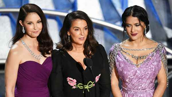 Ashley Judd Annabella Sciorra Salma Hayek Me Too movement