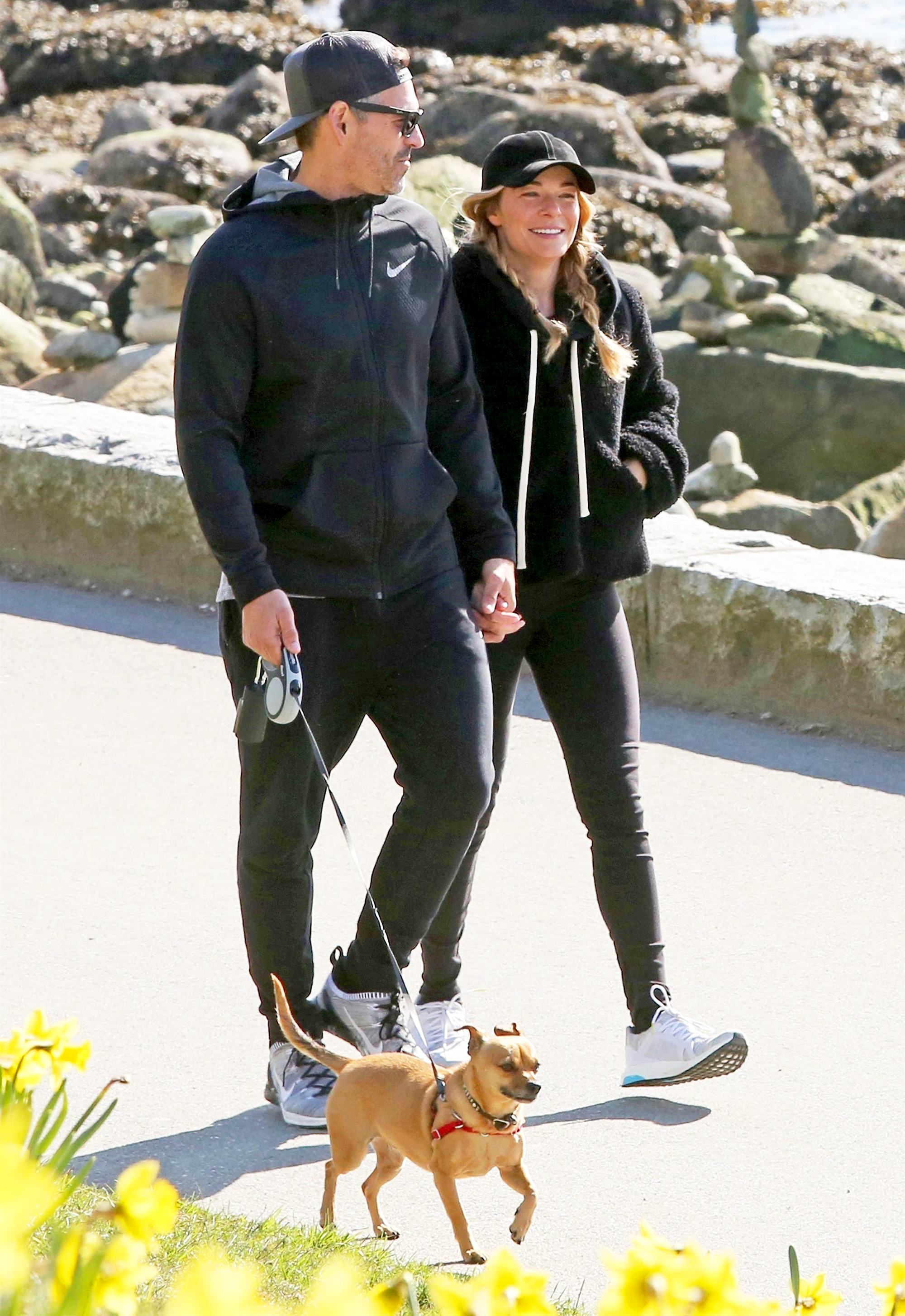 LeAnn Rimes and Eddie Cibrian spotted during a Sunday hike in Vancouver, Canada on March 18, 2018.